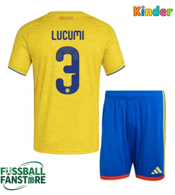 Kolumbien Jhon Lucumi #3 Replik Heimtrikot Kinder WM 2026 Kurzarm (+ Kurze Hosen)